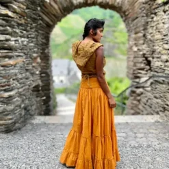 The TwoSisters Ibiza|Gypsy-About You Rok Oker/Oranje