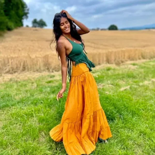 The TwoSisters Ibiza|Gypsy-About You Rok Oker/Oranje