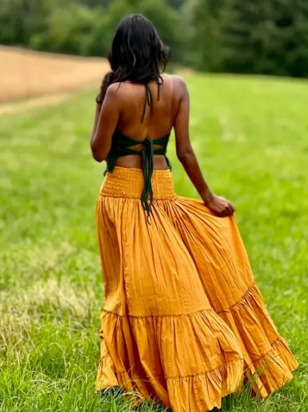 The TwoSisters Ibiza|Gypsy-About You Rok Oker/Oranje