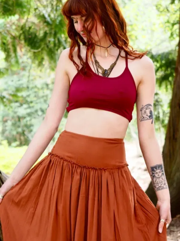 The TwoSisters Ibiza|Gypsy-About You Rok Warm Oranje