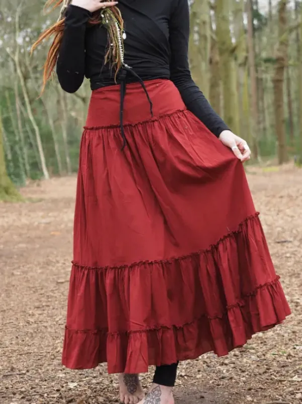 The TwoSisters Ibiza|Gypsy-About You Rok Warm Rood