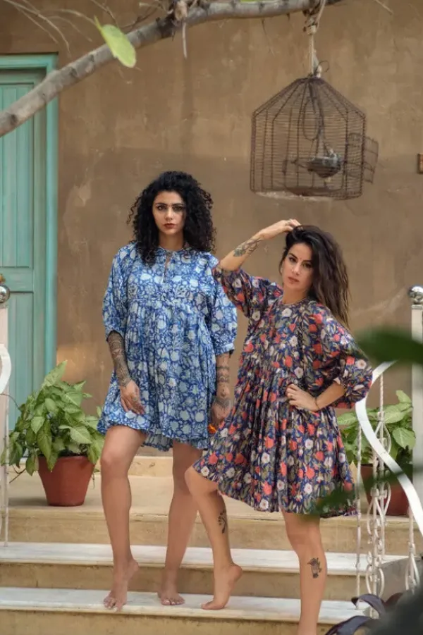The TwoSisters Bohemian|Bohemian Jurken-Alice korte Jurk
