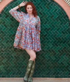 The TwoSisters Bohemian|Bohemian Jurken-Alice Korte Jurk