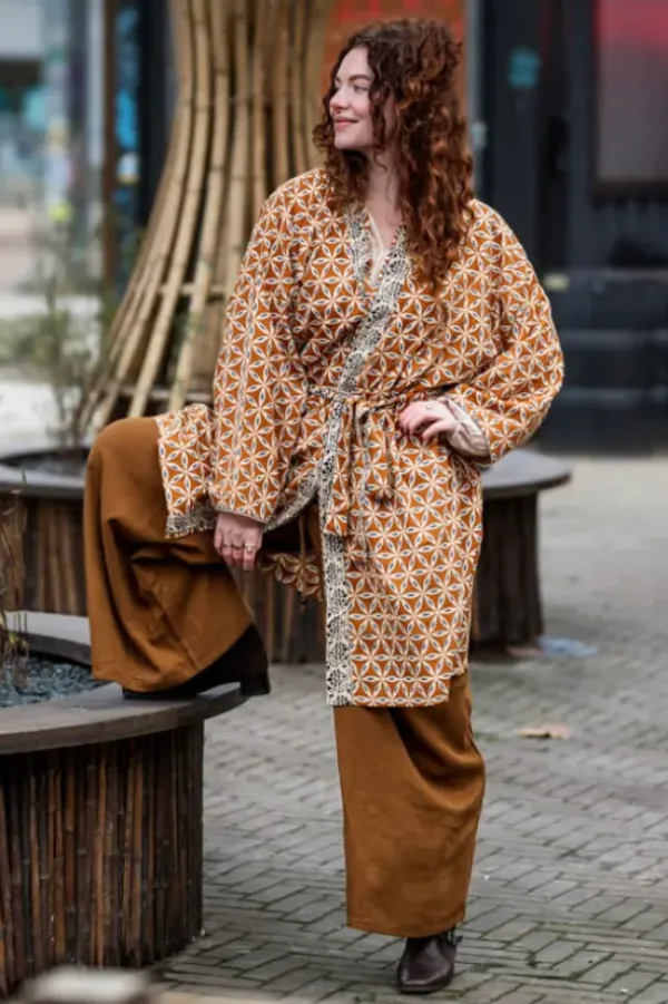 The TwoSisters Plus Size|Kantha-Anat Kimono