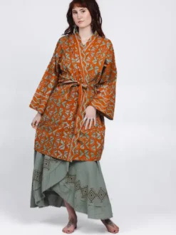 The TwoSisters Plus Size|Kantha-Anat Kimono