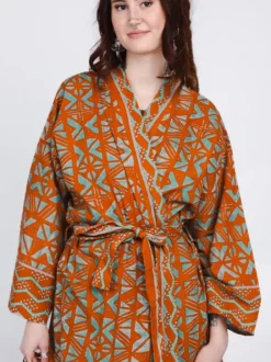 The TwoSisters Plus Size|Kantha-Anat Kimono