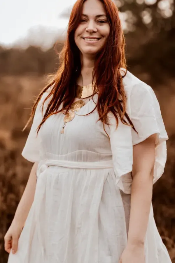 The TwoSisters Plus Size|Zwangerschapsjurk-Angel dress wit