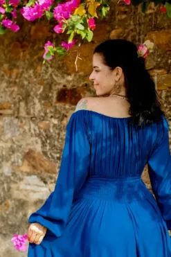 The TwoSisters Plus Size|Plus Size-Athena Jurk Koningsblauw