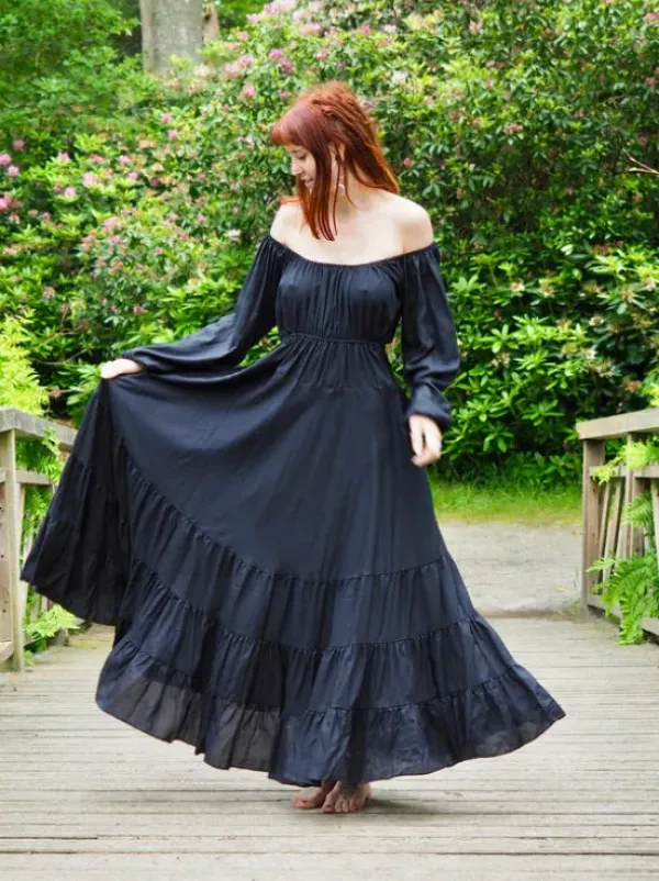 The TwoSisters Plus Size|Plus Size-Athena Jurk Zwart