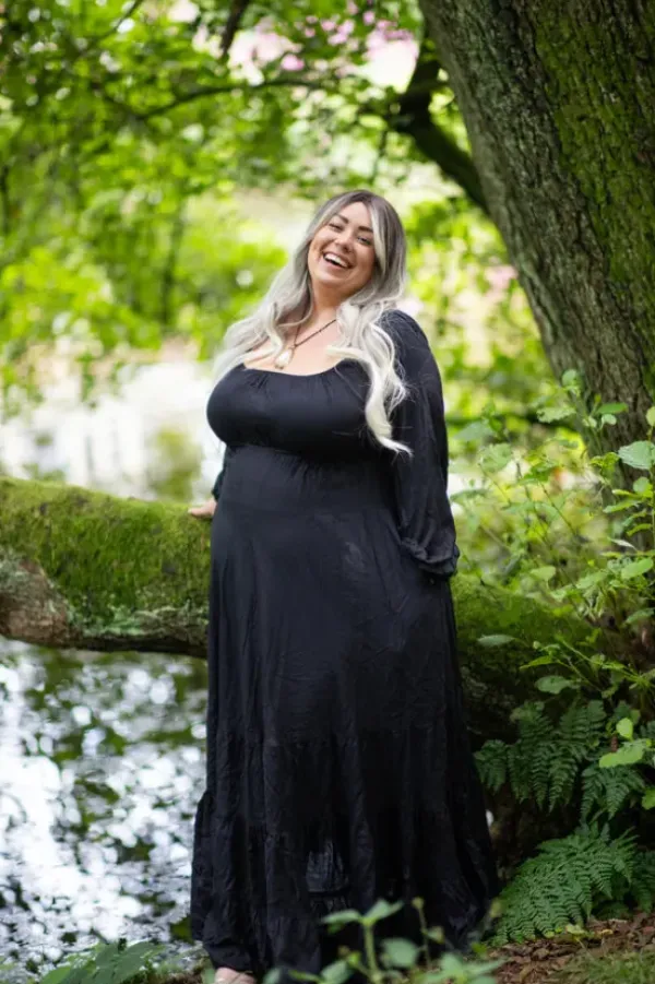 The TwoSisters Plus Size|Plus Size-Athena Jurk Zwart