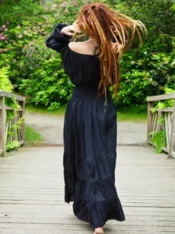 The TwoSisters Plus Size|Plus Size-Athena Jurk Zwart