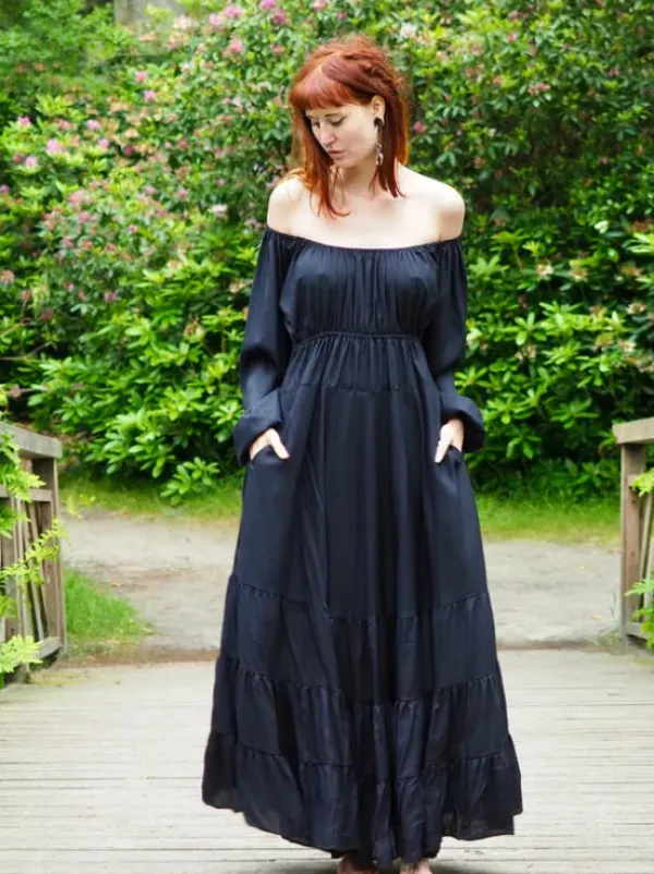 The TwoSisters Plus Size|Plus Size-Athena Jurk Zwart