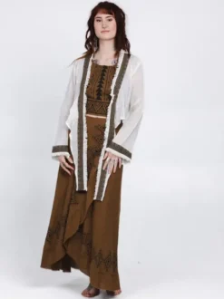 The TwoSisters Tops|Nomad Chic Collectie-Aurora Top Gebroken wit