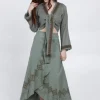The TwoSisters Tops|Nomad Chic Collectie-Aurora Top Jadegroen