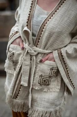 The TwoSisters Plus Size-Aztec Kimono / Vest