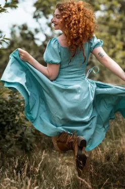 The TwoSisters Gypsy|Zomer-Belle Jurk Licht Blauw