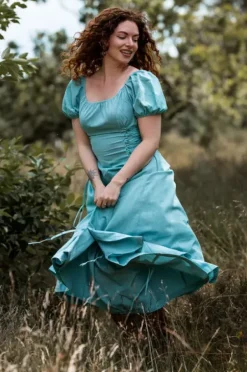 The TwoSisters Gypsy|Zomer-Belle Jurk Licht Blauw