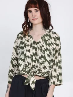 The TwoSisters Tops|Lange Mouw-Blouse Amalfi