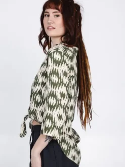 The TwoSisters Tops|Lange Mouw-Blouse Amalfi