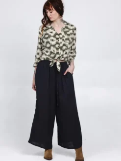 The TwoSisters Tops|Lange Mouw-Blouse Amalfi