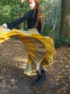 The TwoSisters Zijden Rokken|Zijden Bohemian Rokken-Bohemian Rok 529