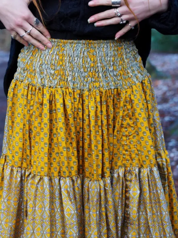 The TwoSisters Zijden Rokken|Zijden Bohemian Rokken-Bohemian Rok 232