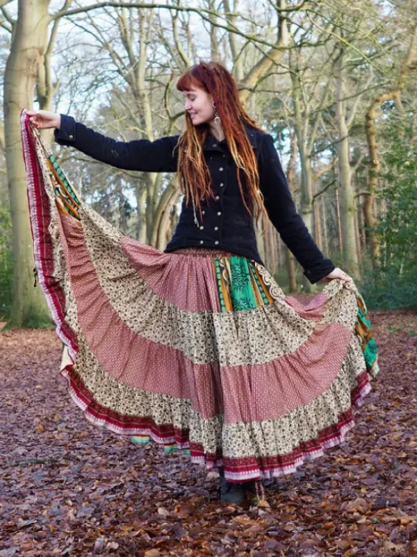 The TwoSisters Zijden Rokken|Zijden Bohemian Rokken-Bohemian Rok 88