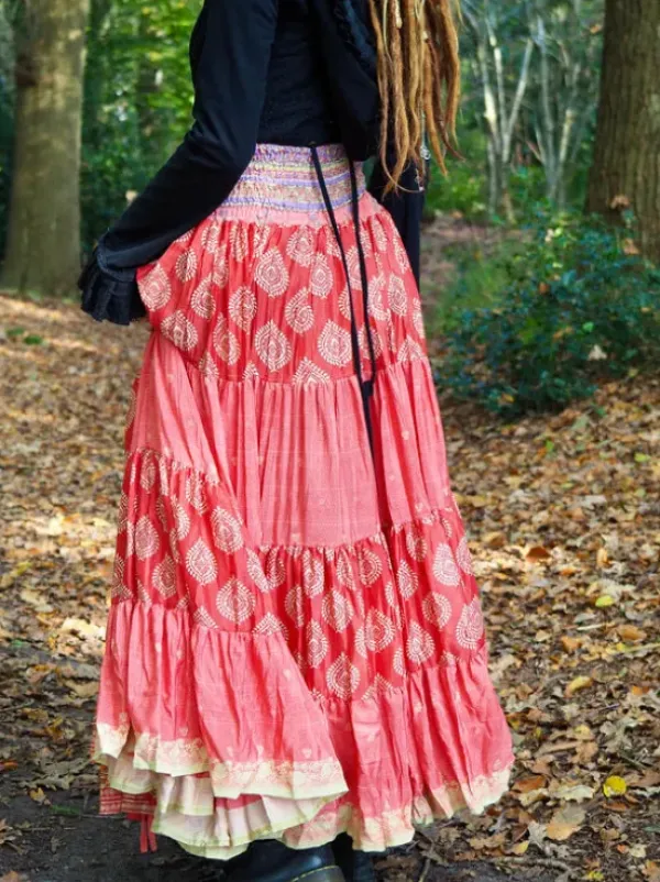 The TwoSisters Zijden Rokken|Zijden Bohemian Rokken-Bohemian Rok 533