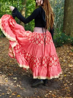 The TwoSisters Zijden Rokken|Zijden Bohemian Rokken-Bohemian Rok 533