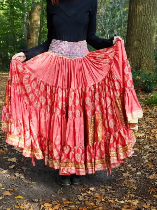 The TwoSisters Zijden Rokken|Zijden Bohemian Rokken-Bohemian Rok 533