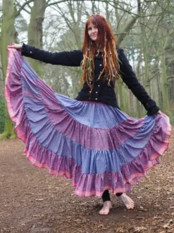 The TwoSisters Zijden Rokken|Zijden Bohemian Rokken-Bohemian Rok 404