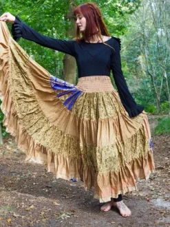 The TwoSisters Zijden Rokken|Zijden Bohemian Rokken-Bohemian Rok 527