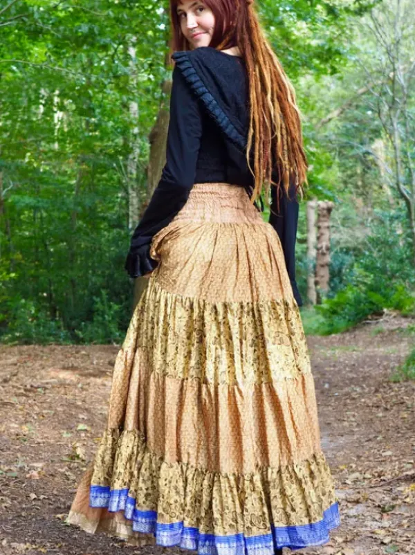 The TwoSisters Zijden Rokken|Zijden Bohemian Rokken-Bohemian Rok 527