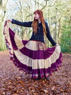 The TwoSisters Zijden Rokken|Zijden Bohemian Rokken-Bohemian Rok 80