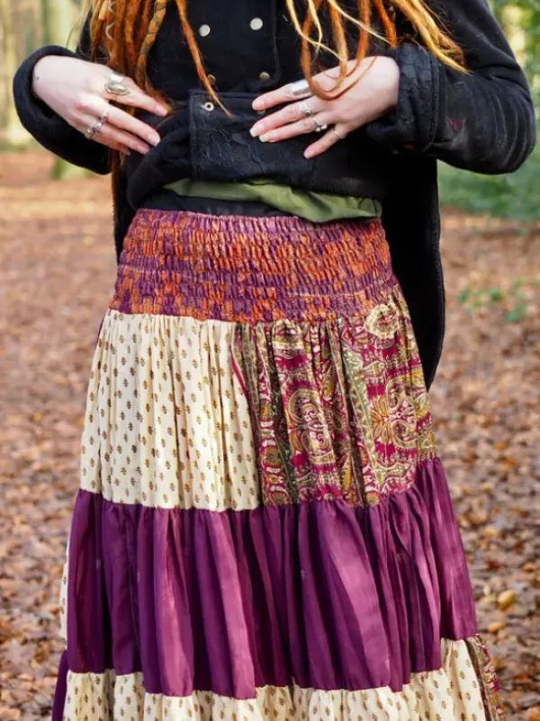 The TwoSisters Zijden Rokken|Zijden Bohemian Rokken-Bohemian Rok 80
