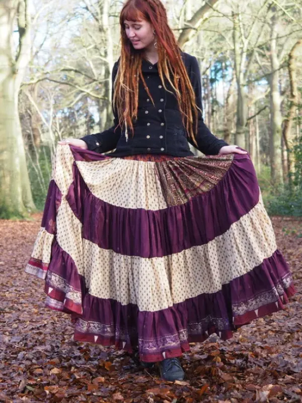 The TwoSisters Zijden Rokken|Zijden Bohemian Rokken-Bohemian Rok 80