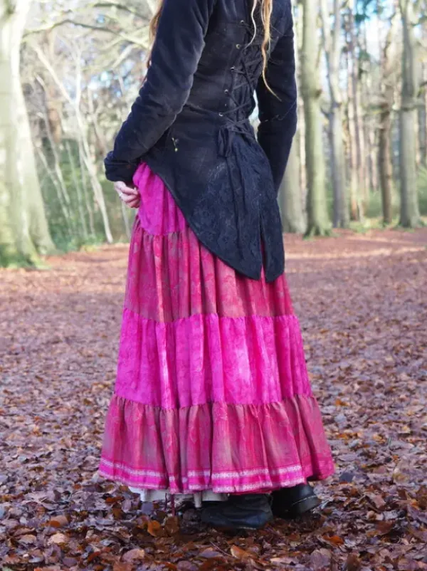 The TwoSisters Zijden Rokken|Zijden Bohemian Rokken-Bohemian Rok 81