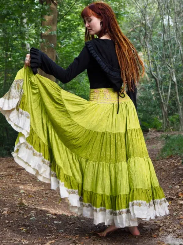 The TwoSisters Zijden Rokken|Zijden Bohemian Rokken-Bohemian Rok 520