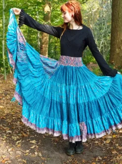 The TwoSisters Zijden Rokken|Zijden Bohemian Rokken-Bohemian Rok 530