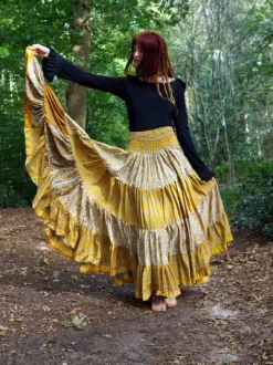 The TwoSisters Zijden Rokken|Zijden Bohemian Rokken-Bohemian Rok 516