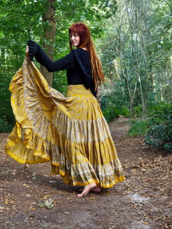 The TwoSisters Zijden Rokken|Zijden Bohemian Rokken-Bohemian Rok 516
