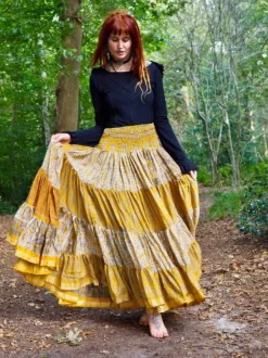 The TwoSisters Zijden Rokken|Zijden Bohemian Rokken-Bohemian Rok 516