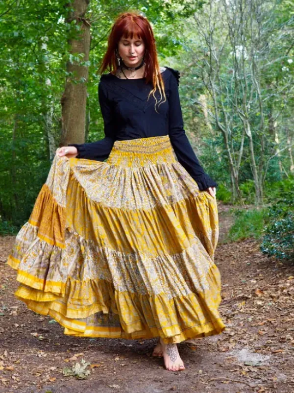 The TwoSisters Zijden Rokken|Zijden Bohemian Rokken-Bohemian Rok 516