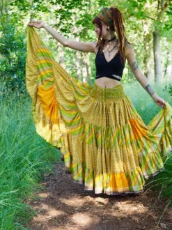 The TwoSisters Zijden Rokken|Zijden Bohemian Rokken-Bohemian Rok 486