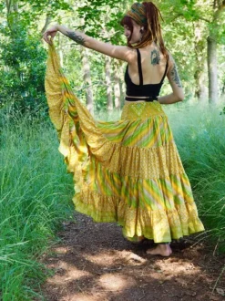 The TwoSisters Zijden Rokken|Zijden Bohemian Rokken-Bohemian Rok 486