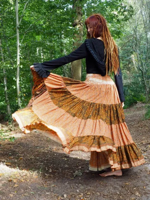 The TwoSisters Zijden Rokken|Zijden Bohemian Rokken-Bohemian Rok 515