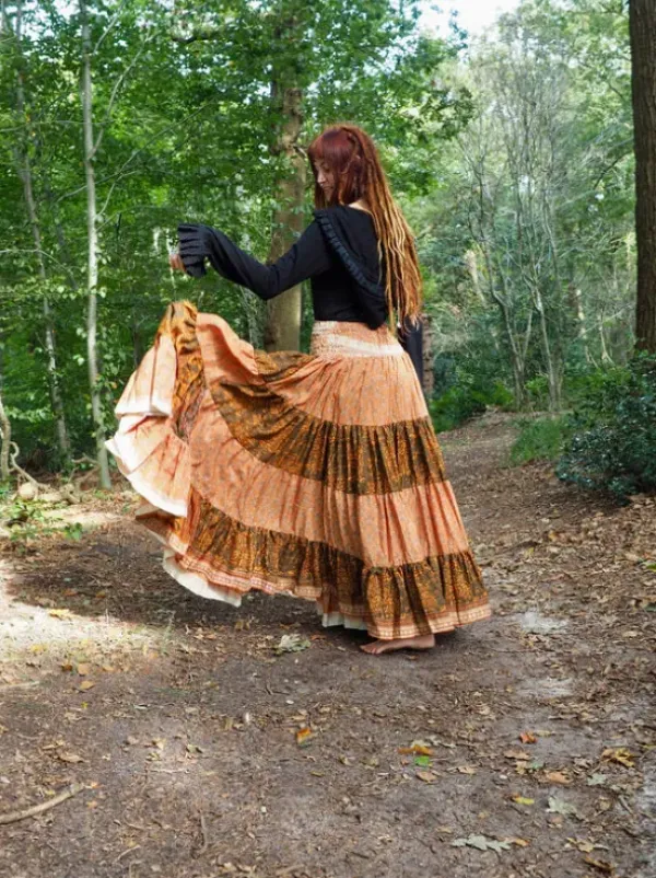 The TwoSisters Zijden Rokken|Zijden Bohemian Rokken-Bohemian Rok 515