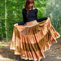 The TwoSisters Zijden Rokken|Zijden Bohemian Rokken-Bohemian Rok 515