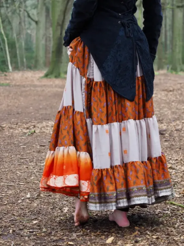 The TwoSisters Zijden Rokken|Zijden Bohemian Rokken-Bohemian Rok 24