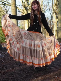 The TwoSisters Zijden Bohemian Rokken|Zijden Rokken-Bohemian Rok 202